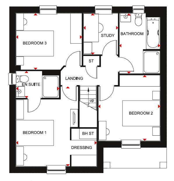 CATKINS 579 BLYFORD, Meadowsweet Avenue, Stafford floorplan
