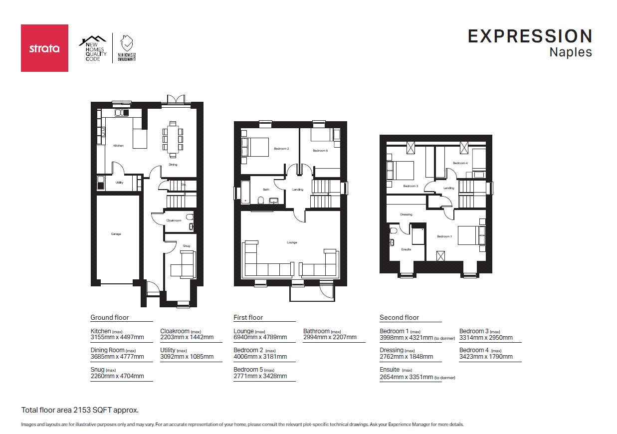 The Naples,, Expression, Wingerworth floorplan