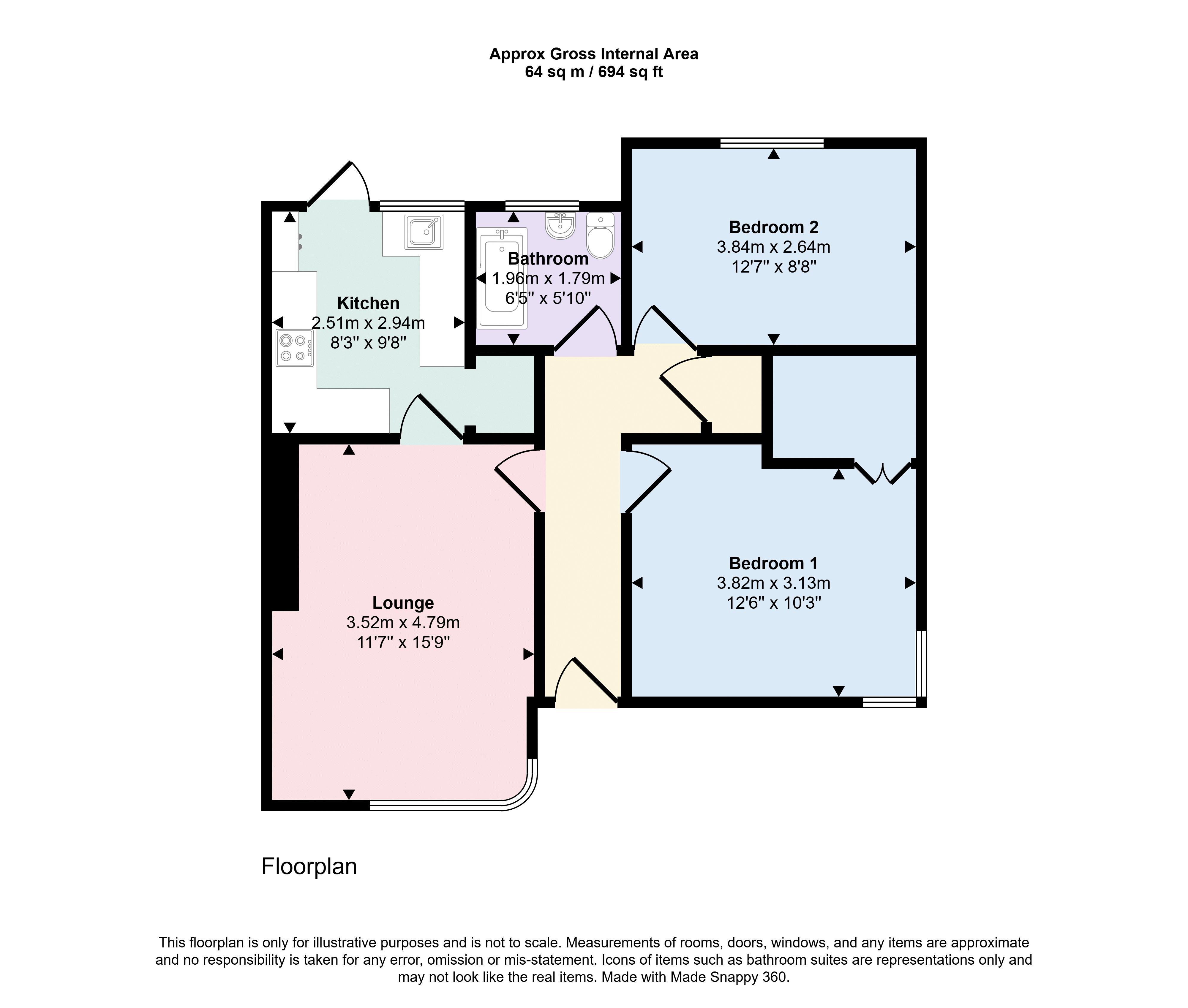 White Avenue, Dumbarton floorplan