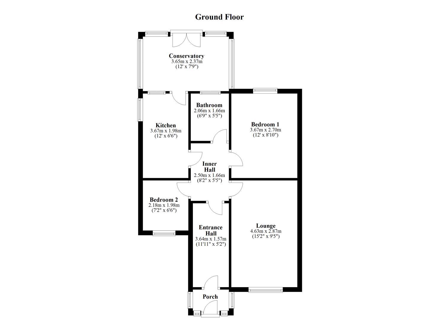 2 Bedrooms Semi-detached bungalow for sale in Brindley Crescent, Cheddleton, Leek ST13