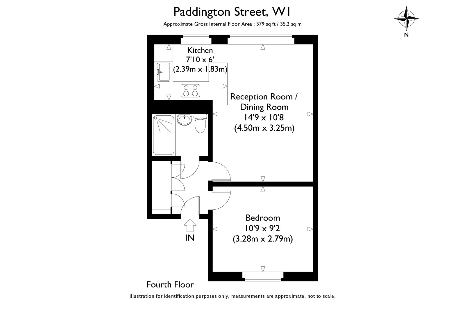 1 Bedrooms Flat to rent in Paddington Street, Marylebone, London W1U