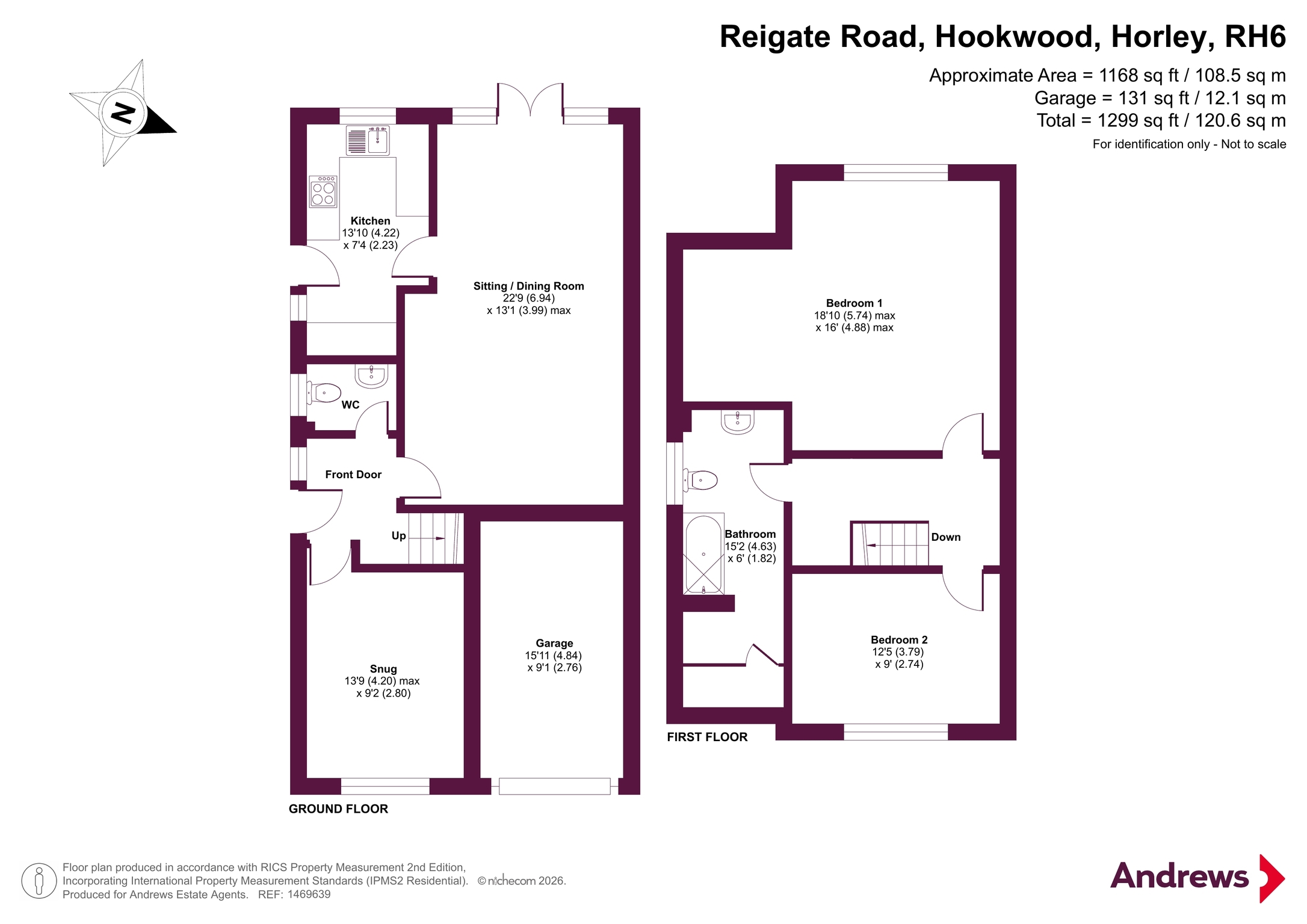 Rosemary,, Reigate Road, Horley floorplan