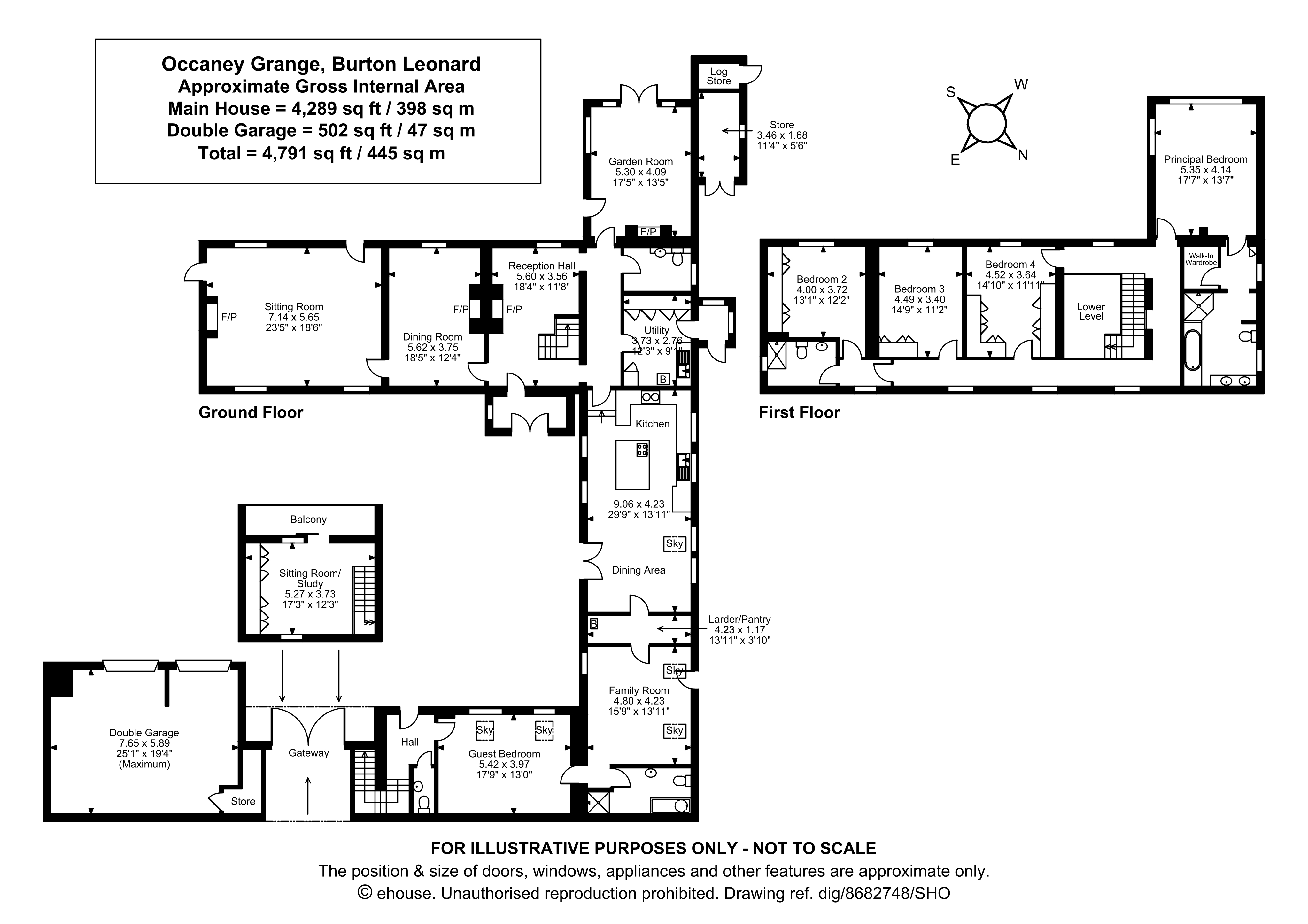 Occaney Grange,, Copgrove Lane, Near Harrogate floorplan