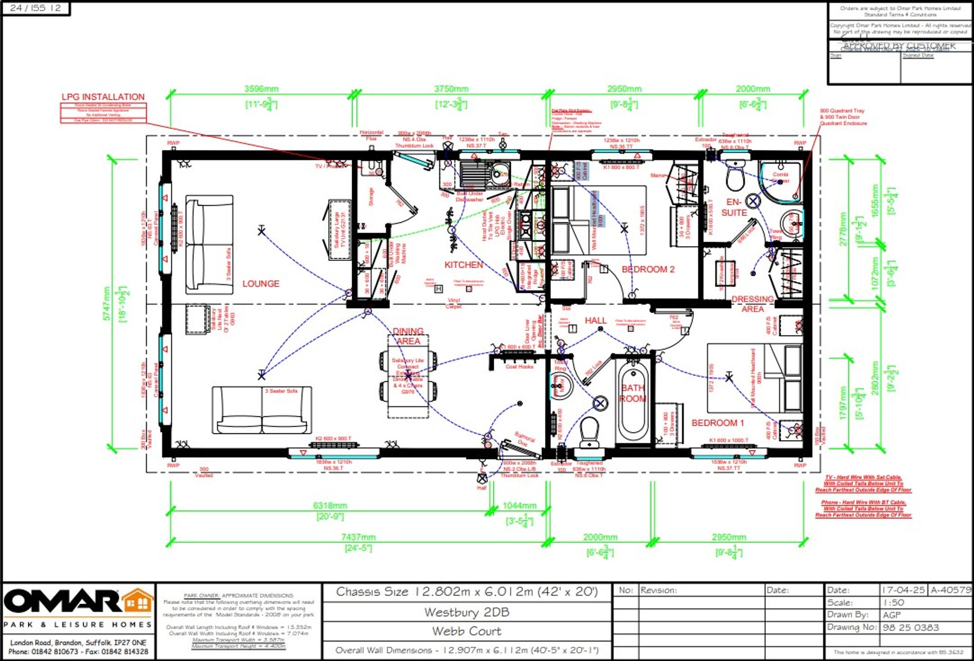 19 Meadow House Park Badcocks Lane, Tarporley floorplan