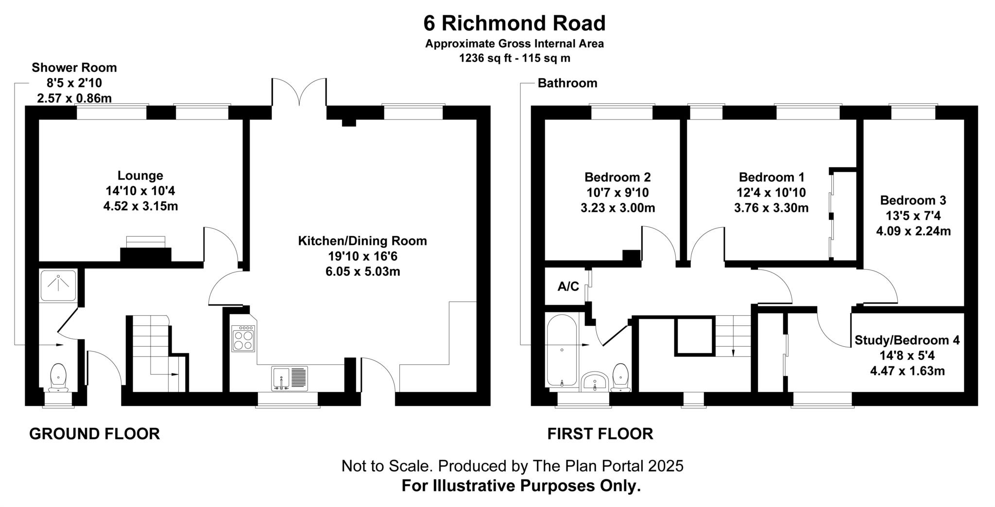 6, Richmond Road, Blandford Forum floorplan