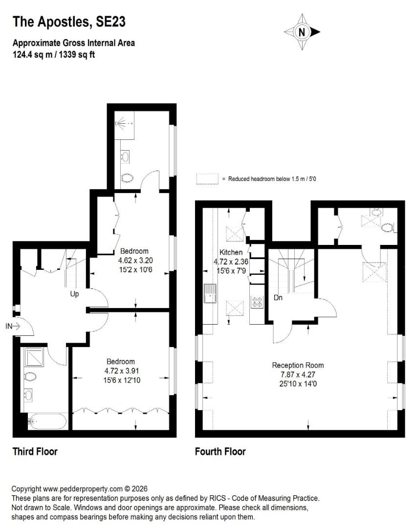 Apartment 11, The Apostles, Church Rise, London floorplan