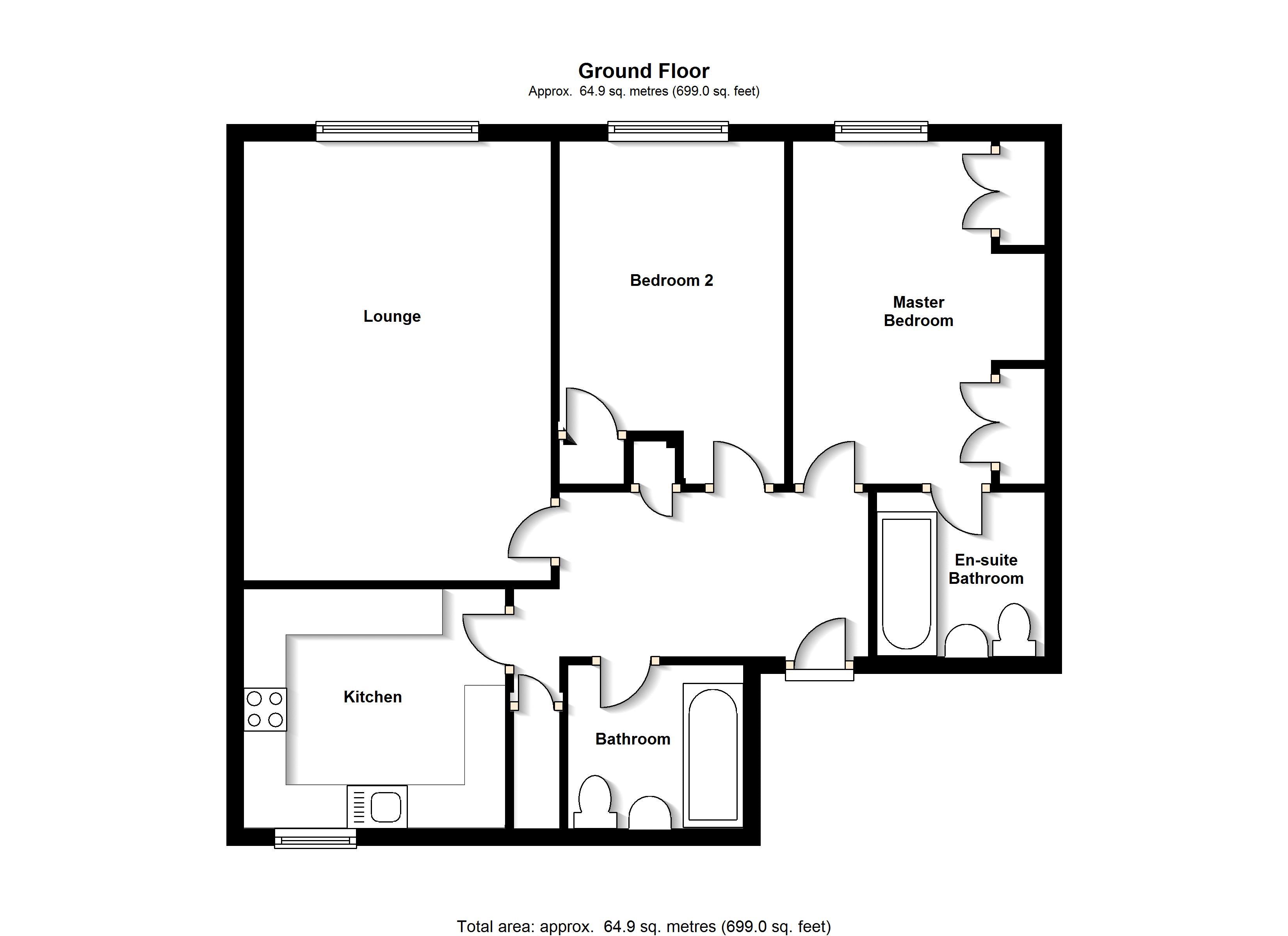 2 Bedrooms Flat to rent in Lime Tree Court, The Avenue, Hatch End, Pinner HA5