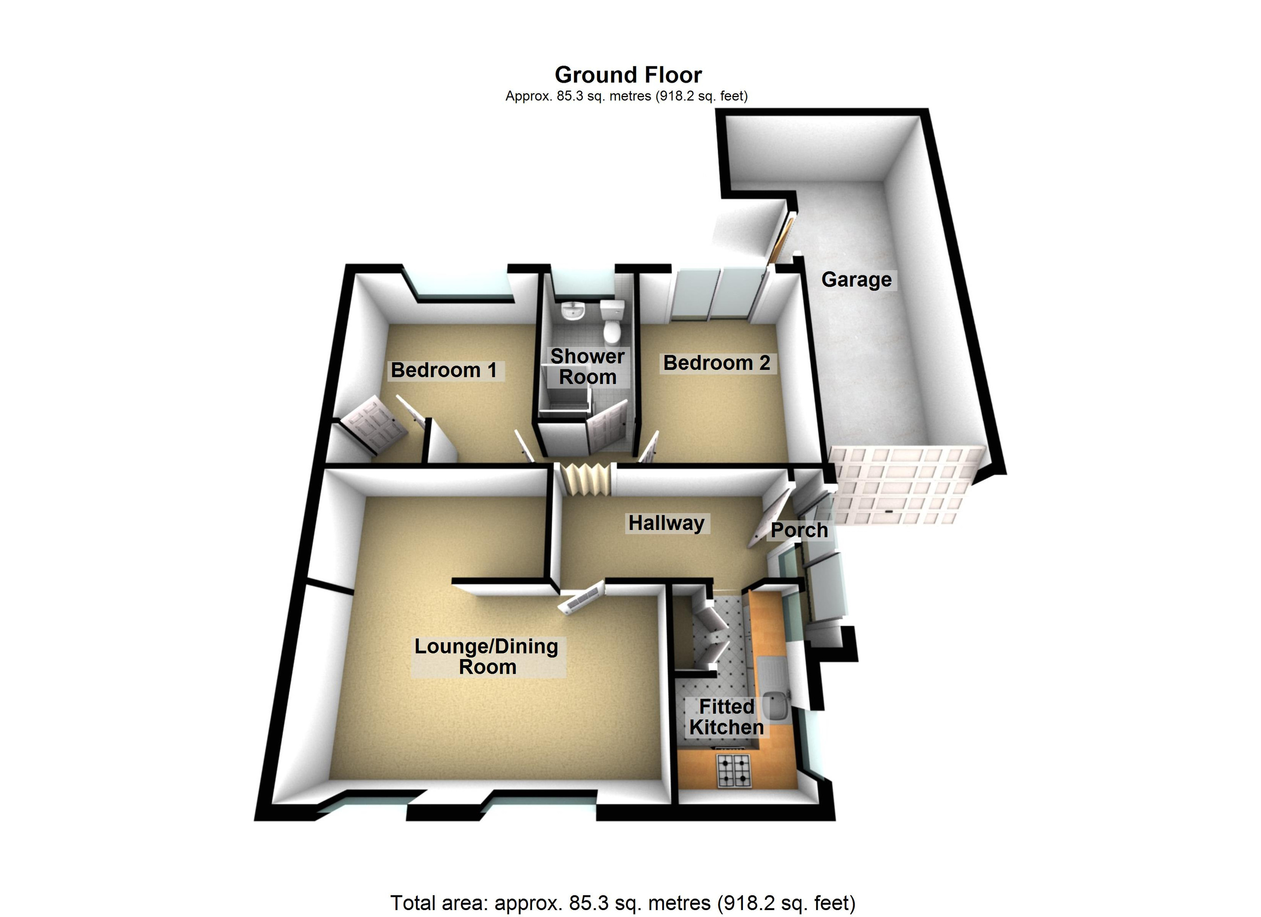 The Elms, Merthyr Tydfil floorplan
