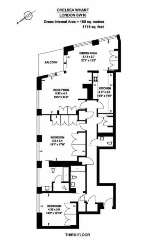 Chelsea Wharf, 15, Lots Road, London floorplan