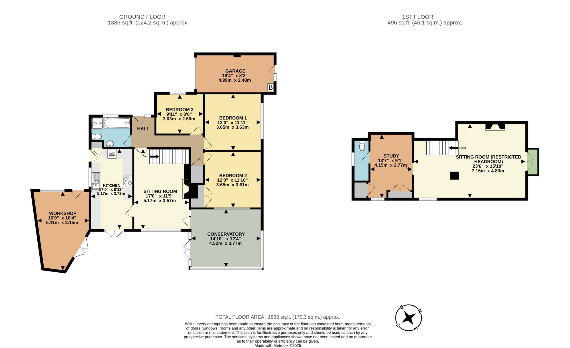 Combe Pafford, Torquay floorplan