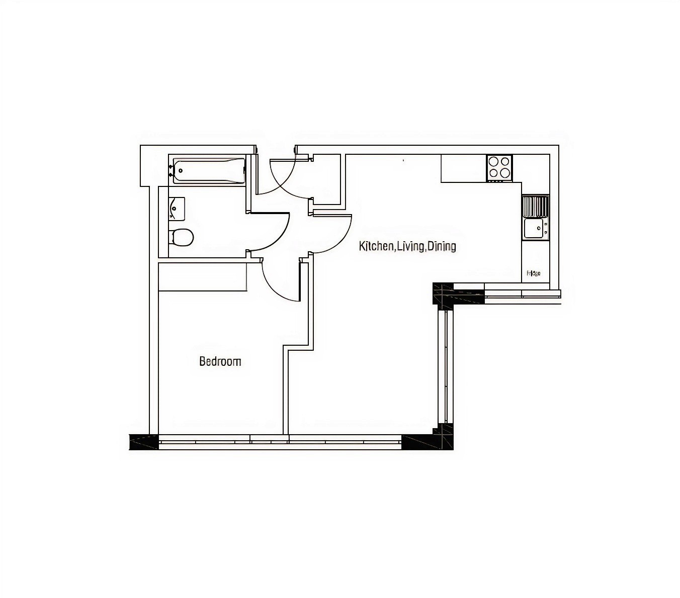 Flat 6, Parkview House, 151, London Road, West Sussex floorplan