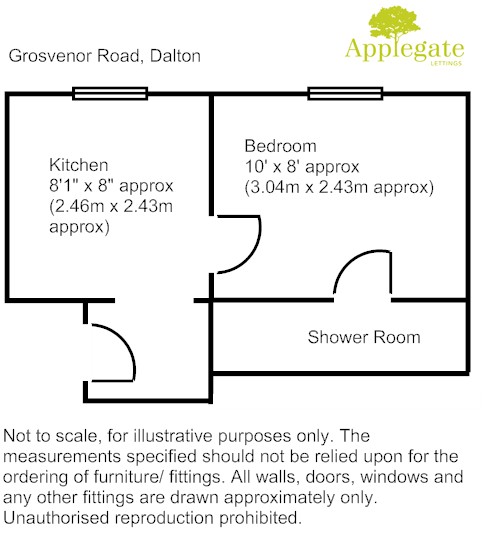 1 Bedrooms Flat to rent in Grosvenor Road, Moldgreen, Huddersfield HD5