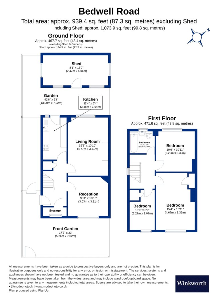 Bedwell Road, London floorplan