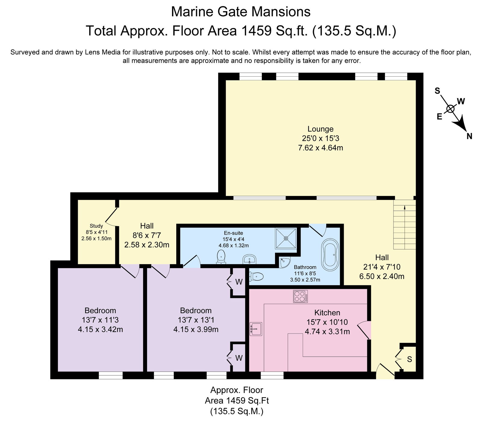 Marine Gate Mansions,27, Promenade, Southport floorplan