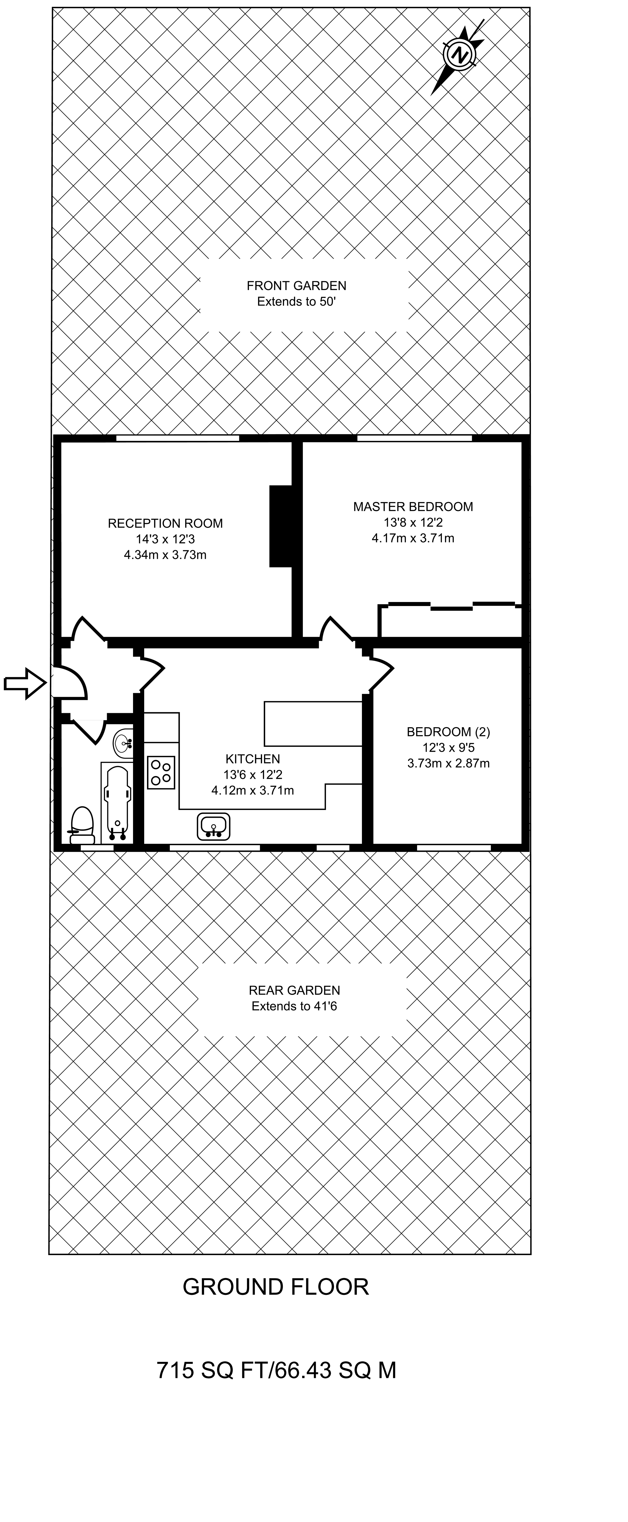 Liberty Avenue, Colliers Wood floorplan