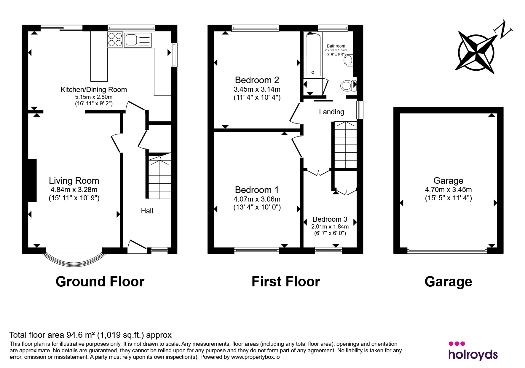 50, Harewood Crescent, Keighley floorplan
