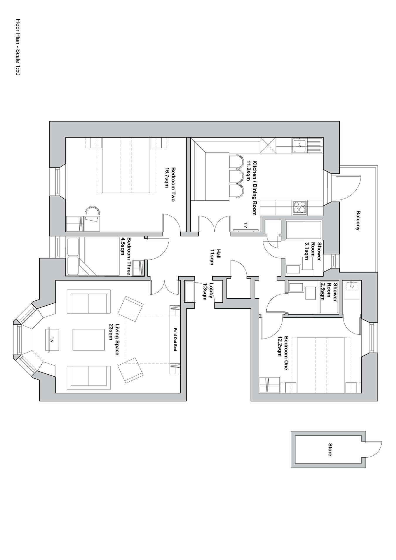 3a, Kennedy Gardens, St Andrews floorplan