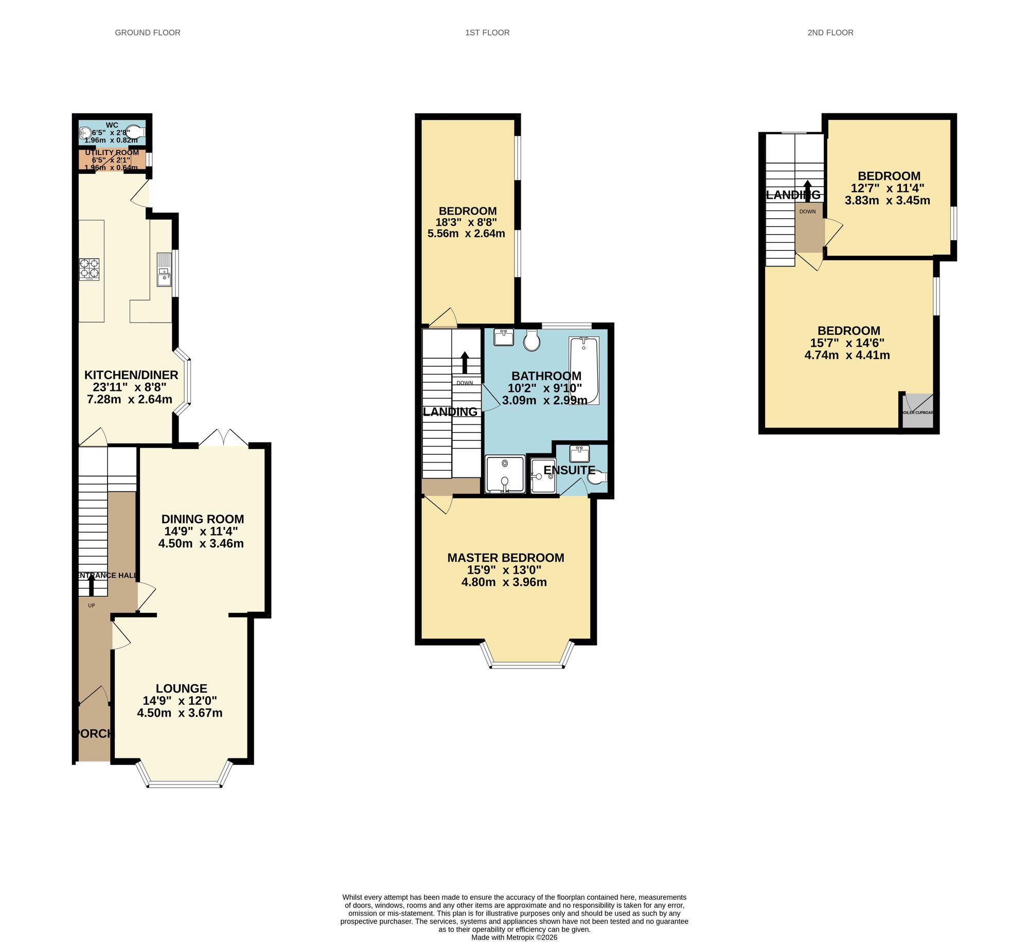 56 Daneshill Road, Leicester floorplan