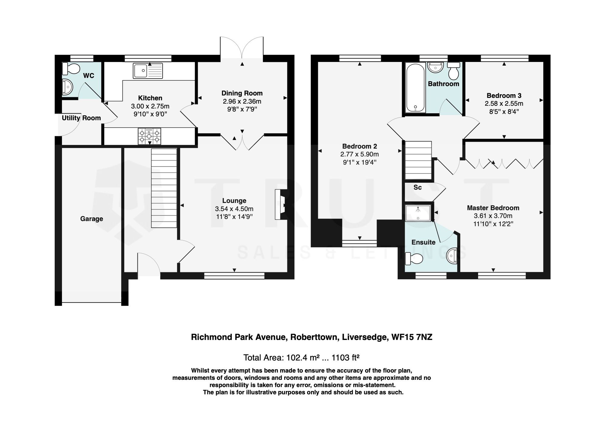 5 Richmond Park Avenue, Liversedge floorplan