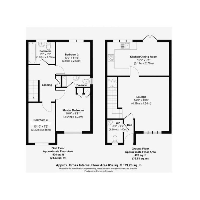 64, Cambridge Cescent, North Lanarkshire floorplan