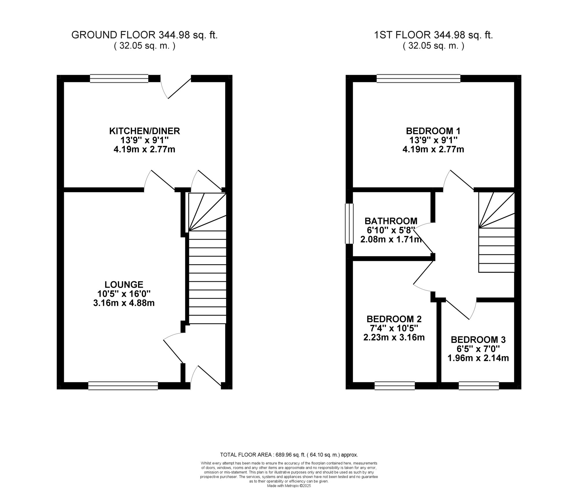 5 Coulson Close, Leicester floorplan