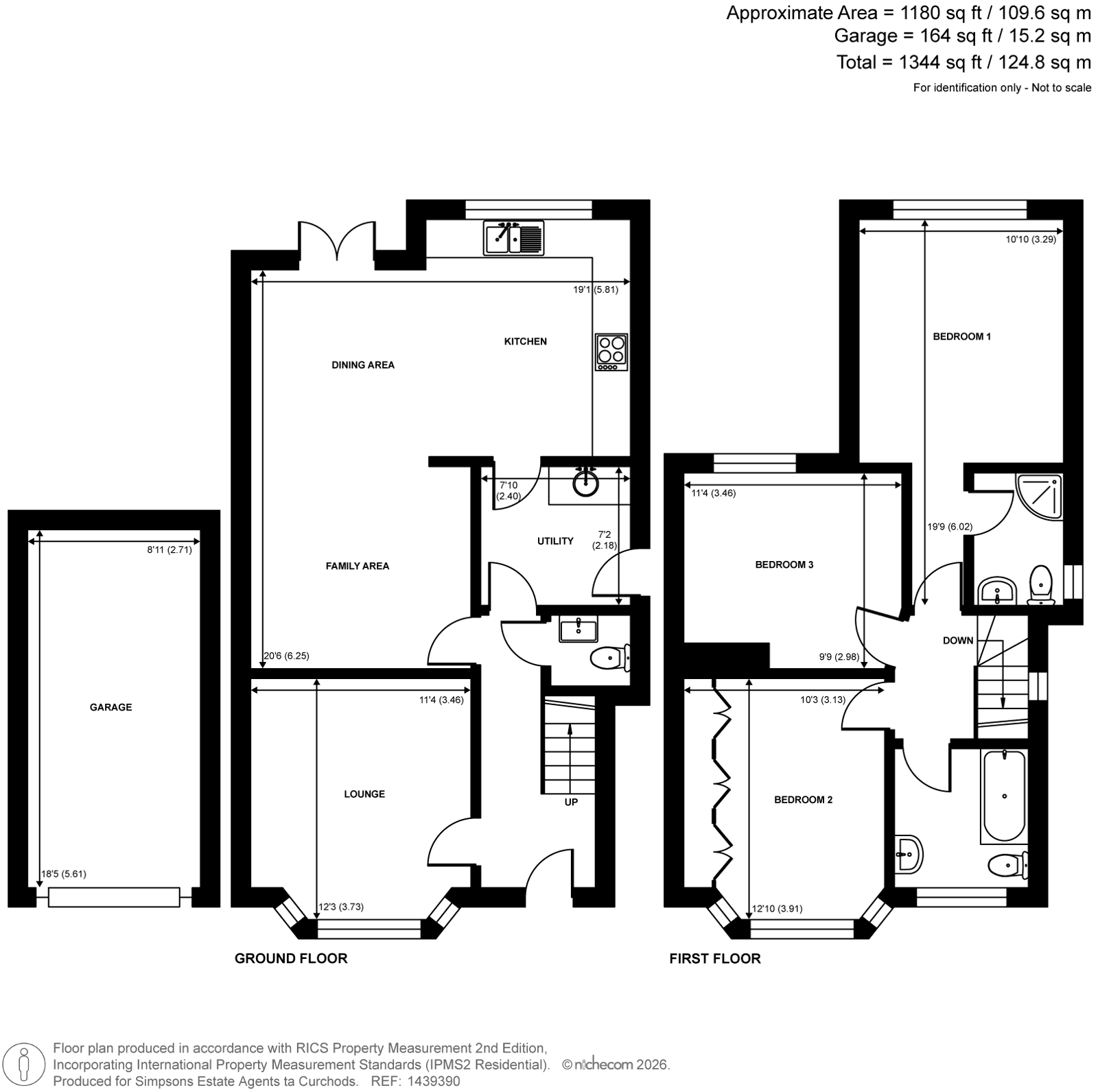 58, Lindsay Road, New Haw floorplan