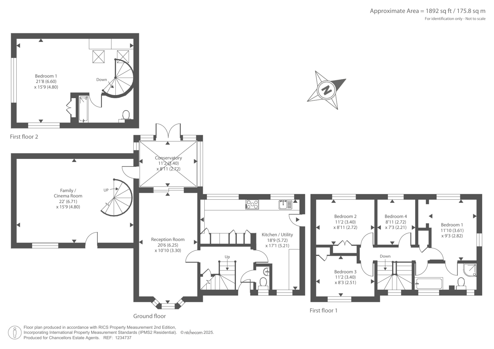 1 THE PADDOCK, Southmoor, Abingdon floorplan