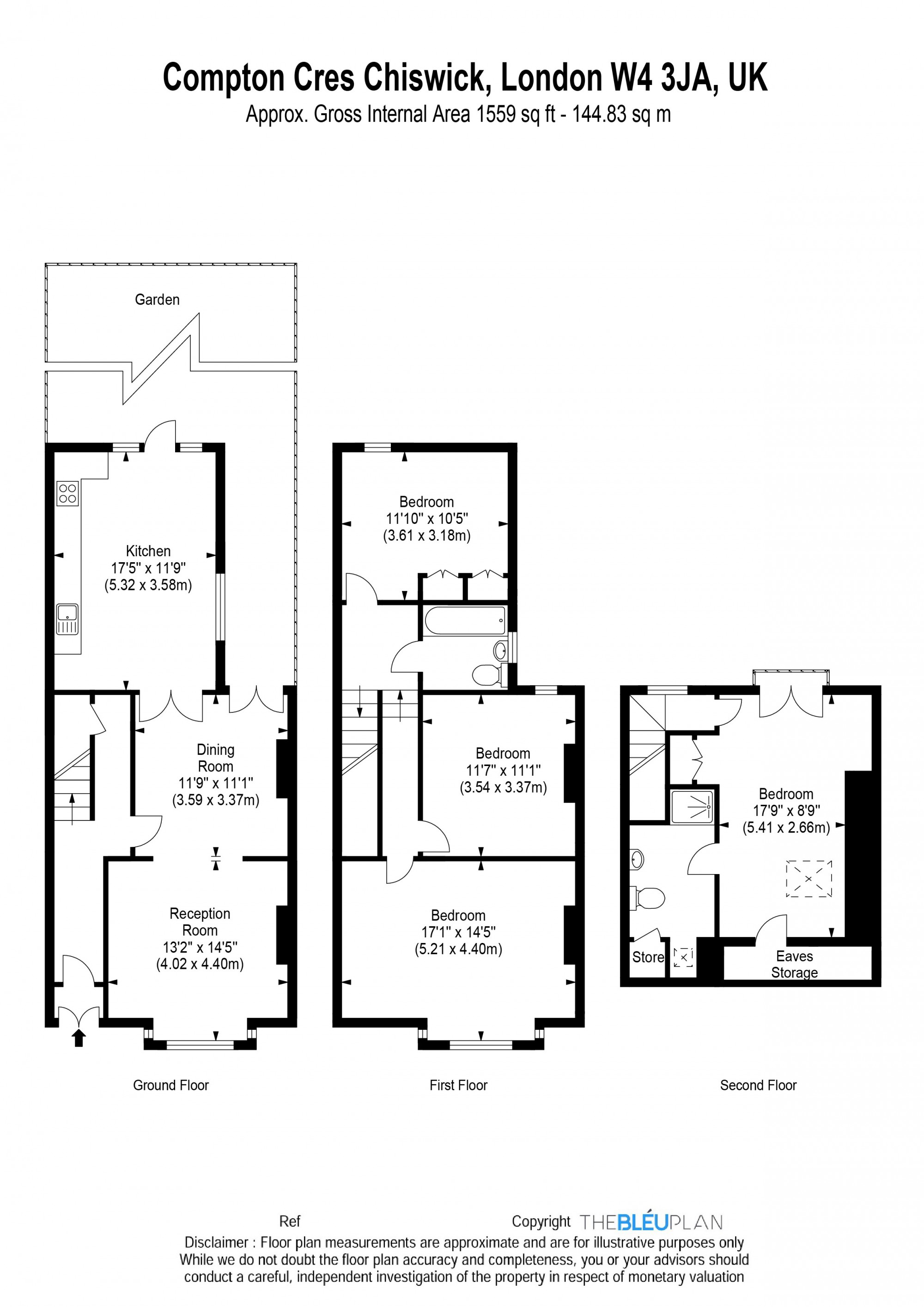 4 Bedrooms Terraced house for sale in Compton Crescent, Chiswick W4