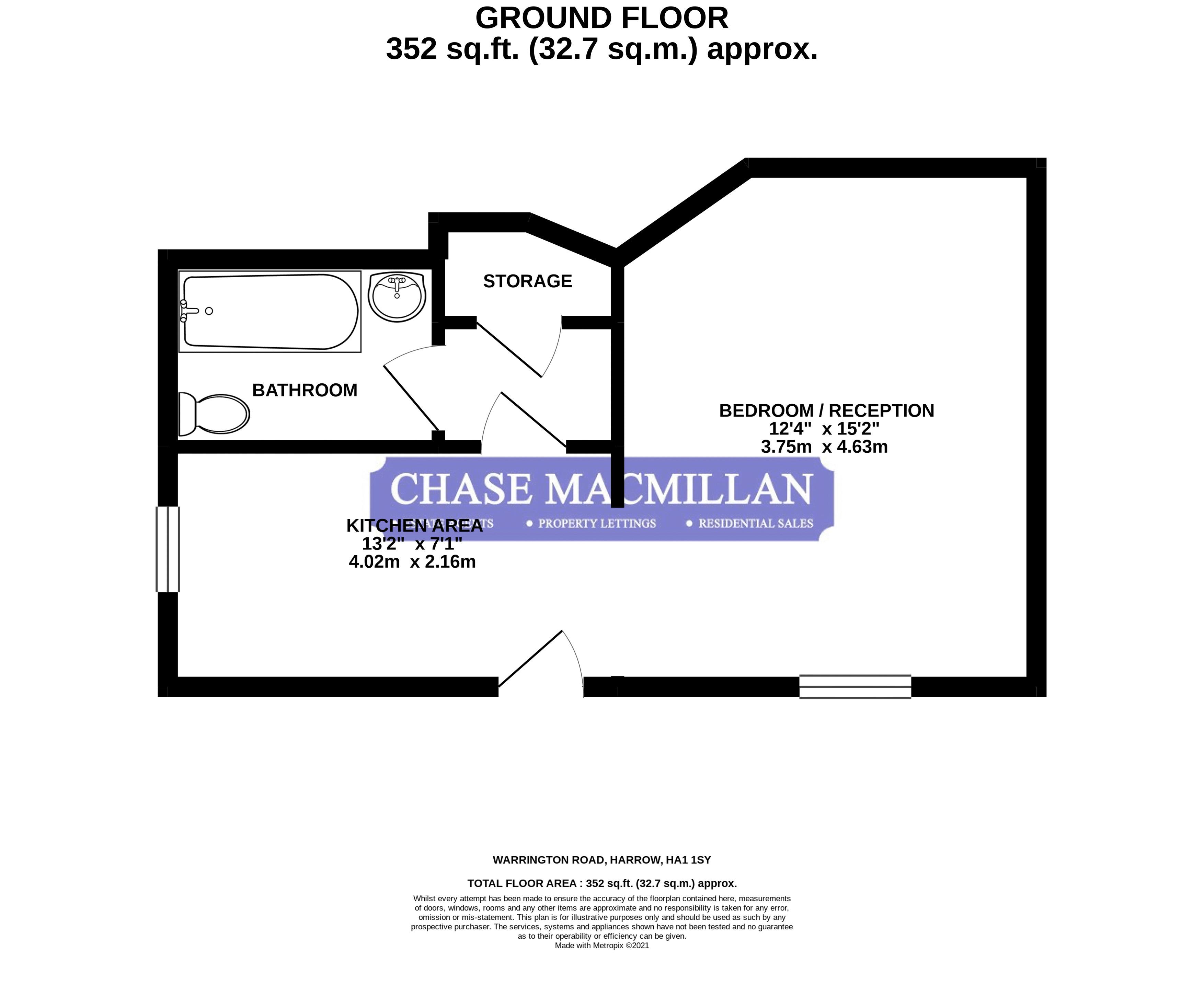 58B, WARRINGTON ROAD, HARROW floorplan