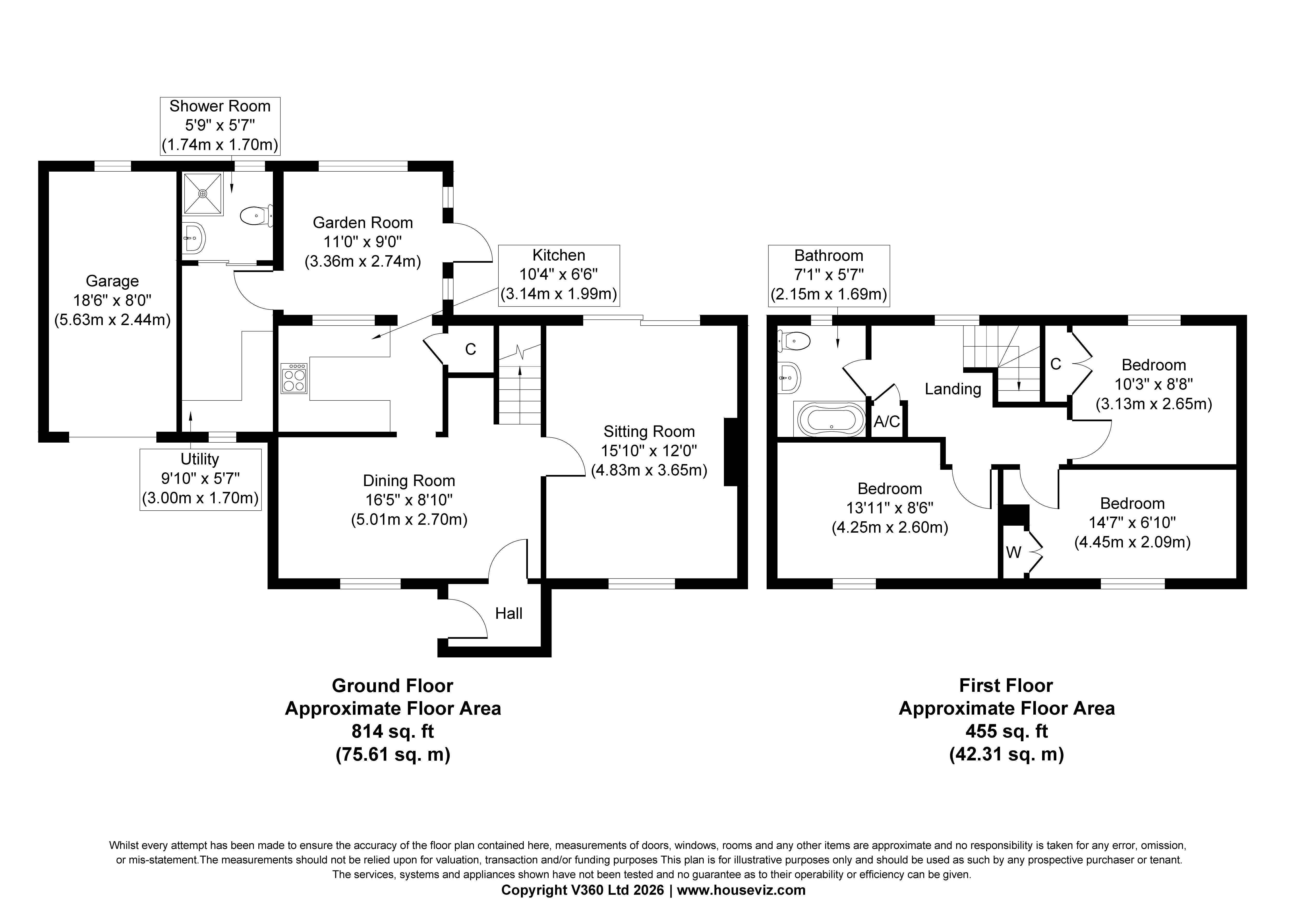 10, De Burgh Place, Sudbury floorplan