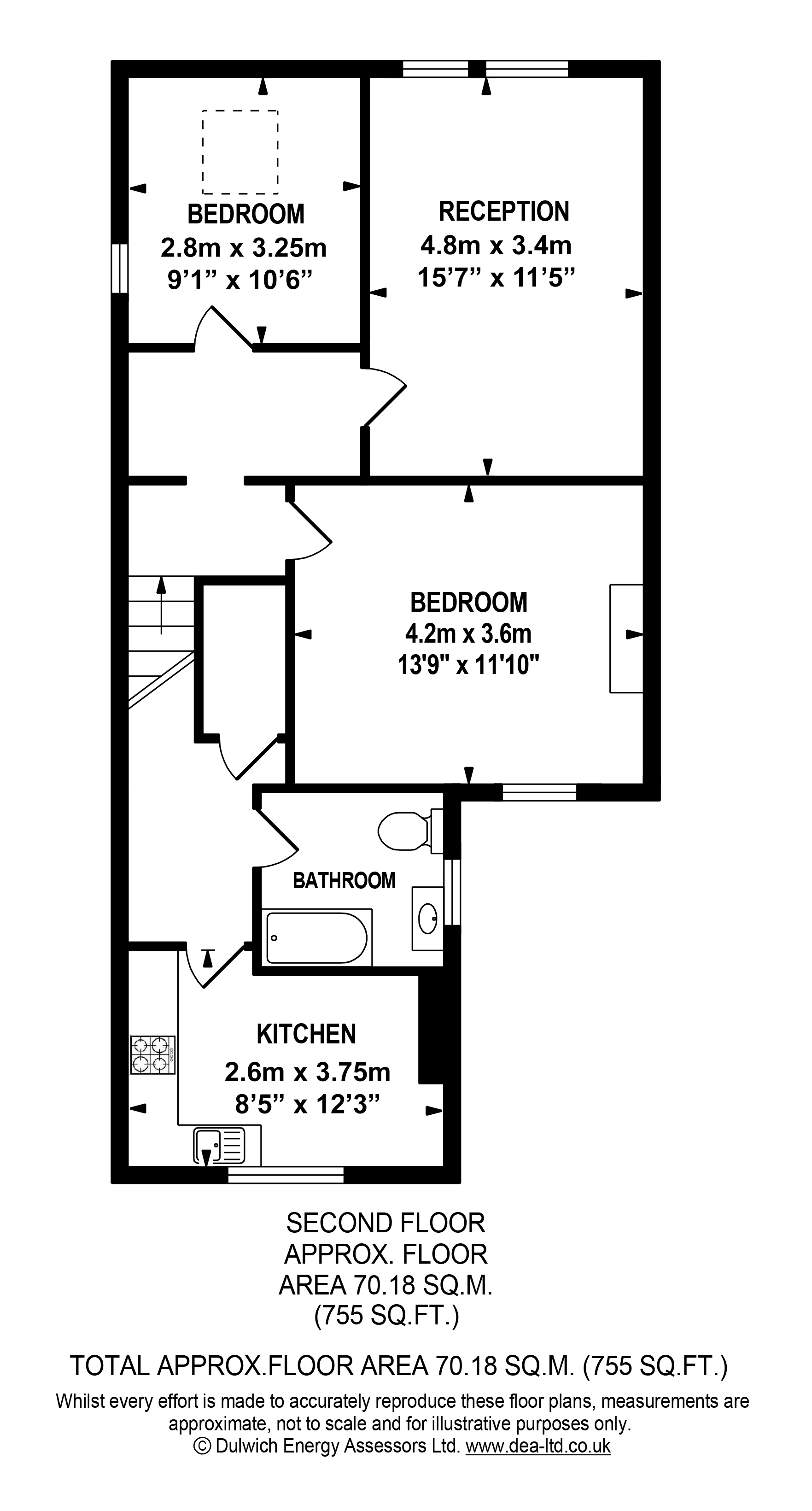 2 Bedrooms Flat to rent in Holmdene Avenue, London SE24
