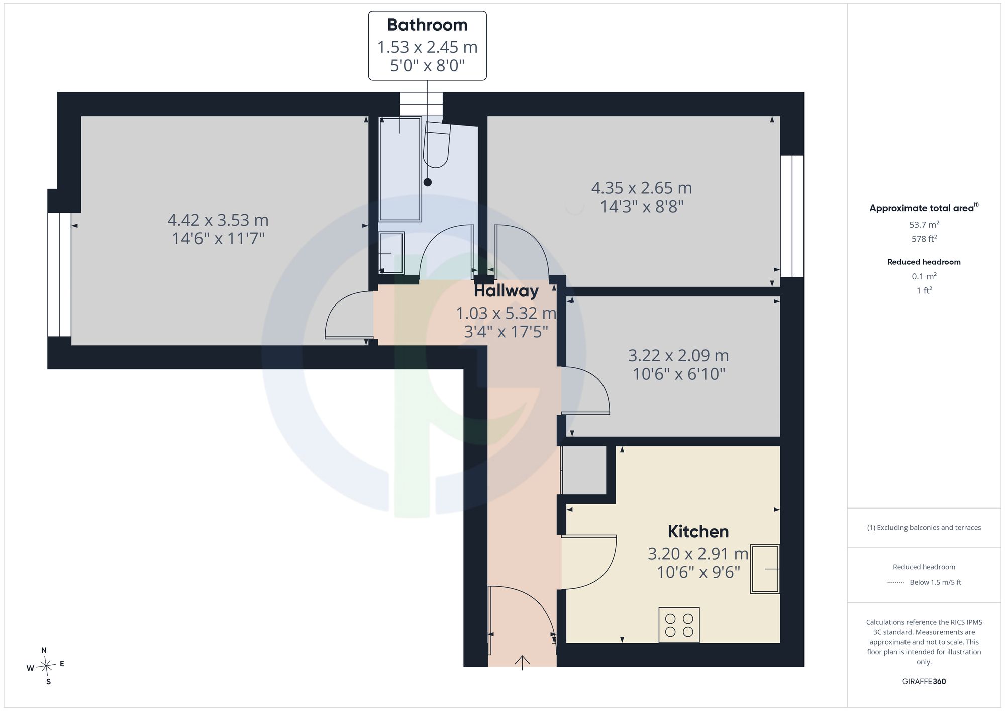 Flat 6, Toronto House, Waltham Cross floorplan