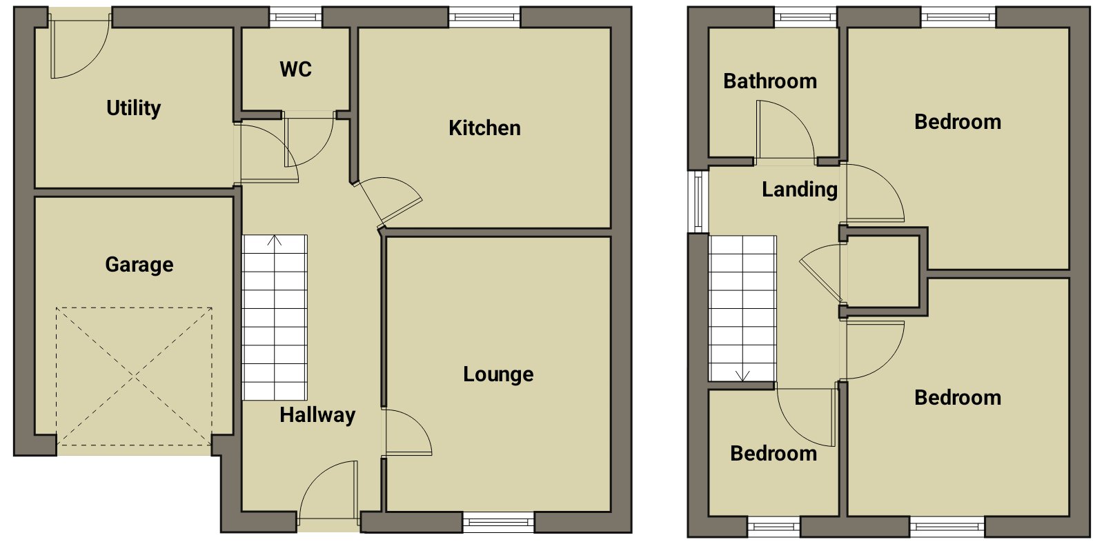 2, Heol Newydd, Haverfordwest floorplan
