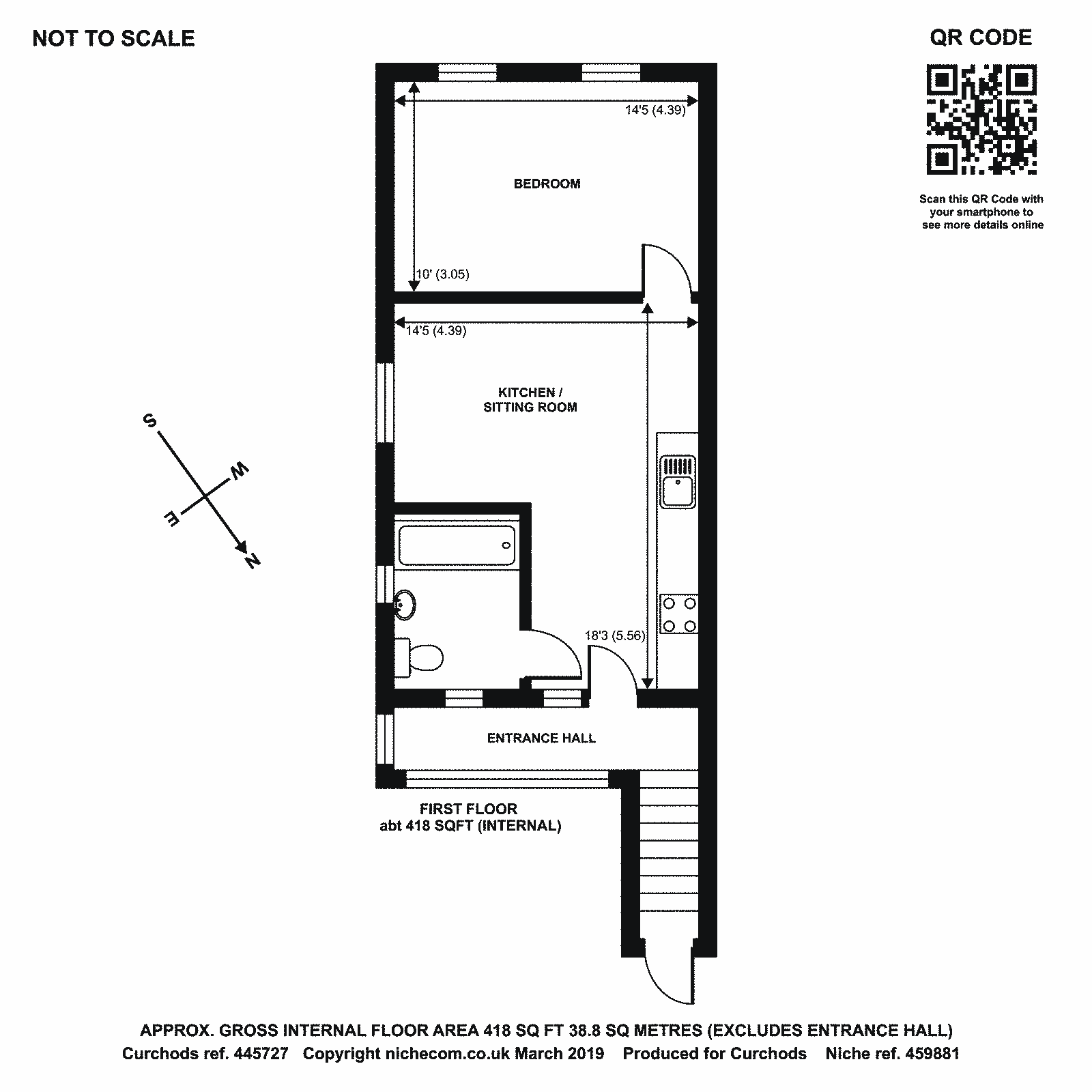 1 Bedrooms Flat for sale in Hersham Road, Walton-On-Thames KT12