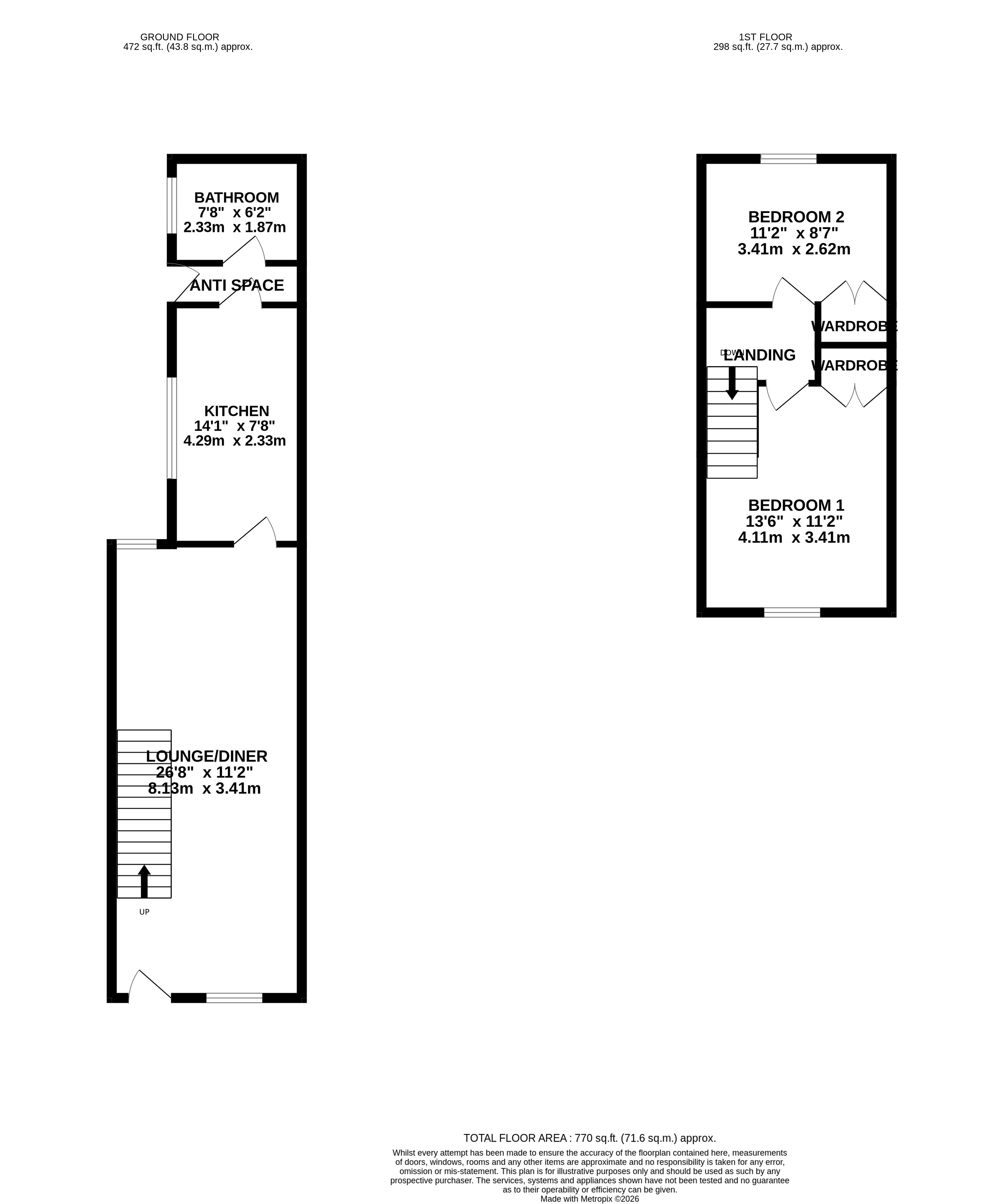 78, Sharp Street, Cheshire floorplan