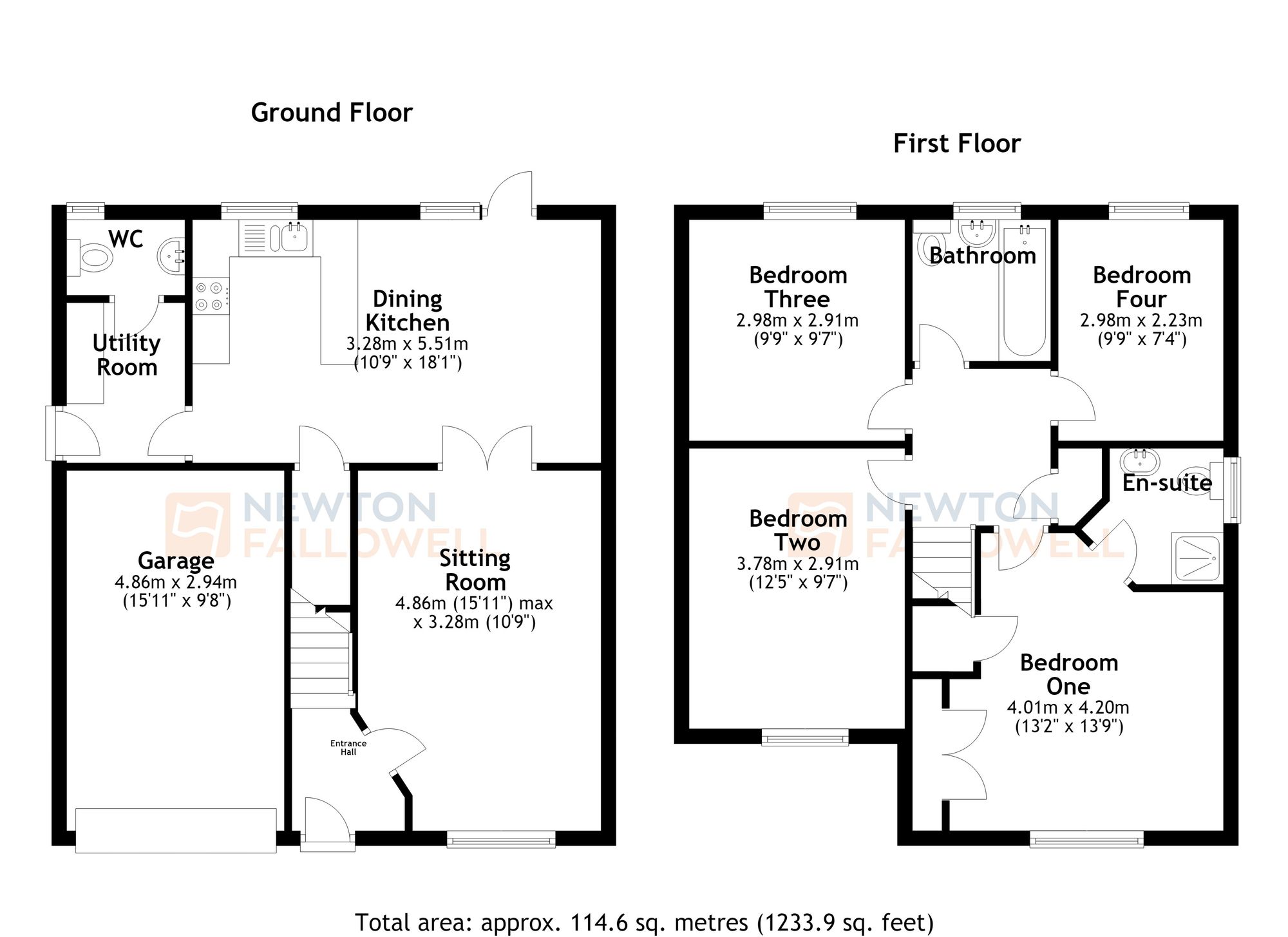 41 Black Hereford Way, Retford floorplan