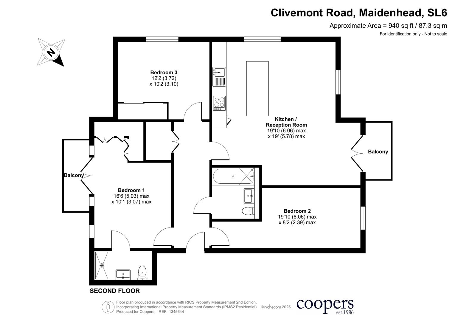 Apartment 11, Thatcham House, Clivemont Road, Maidenhead floorplan