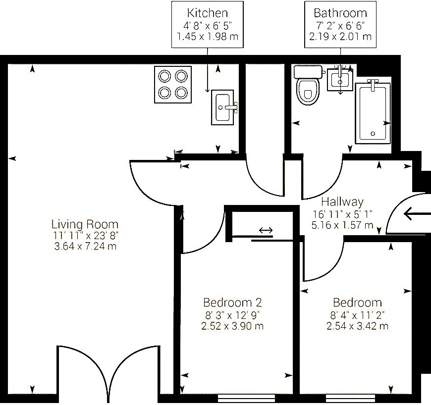 24, Haven Village, Boston floorplan