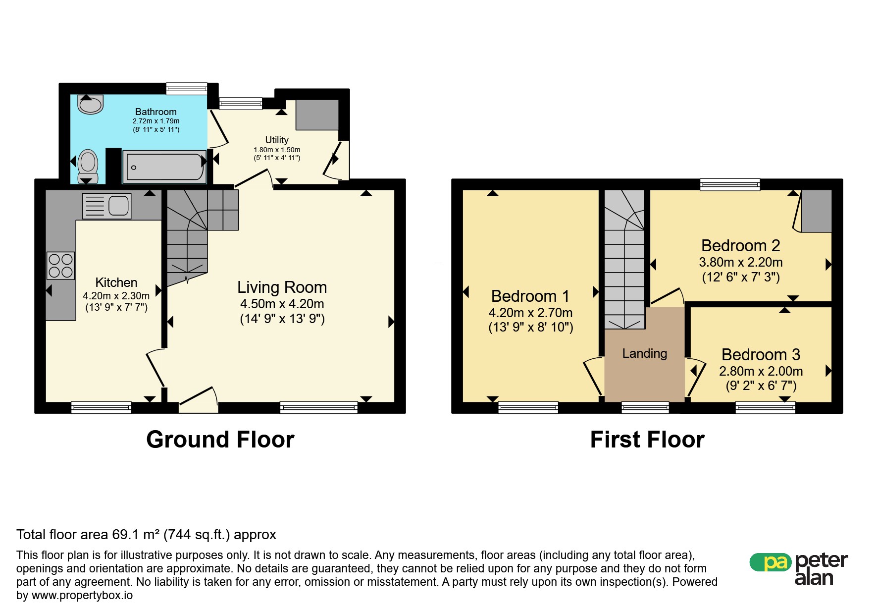90, Penygraig Road, TONYPANDY floorplan