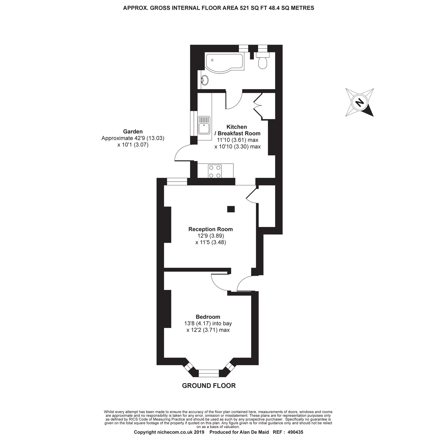 1 Bedrooms Flat for sale in Morgan Road, Bromley BR1