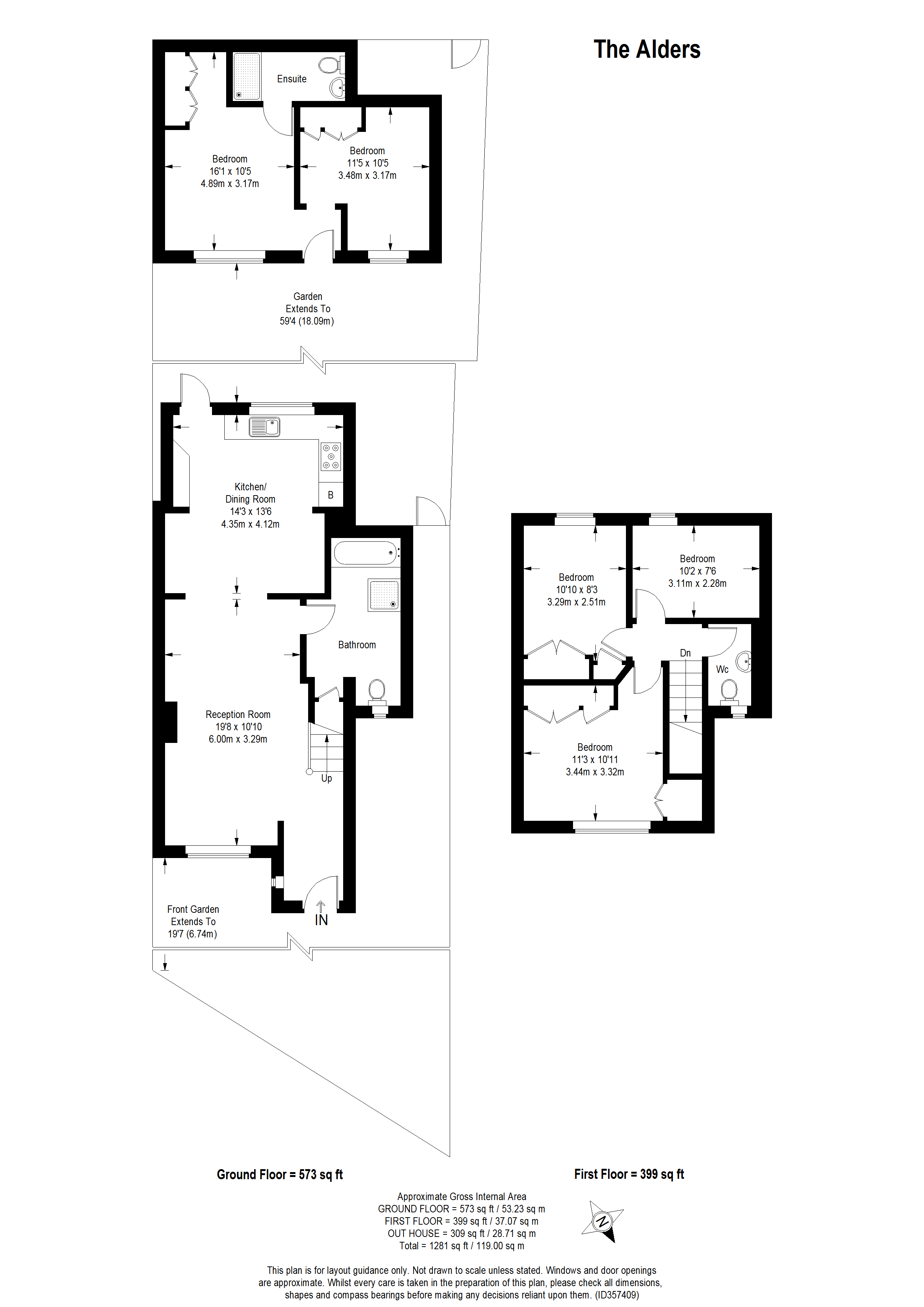 3 Bedrooms End terrace house for sale in The Alders, Hanworth, Feltham TW13