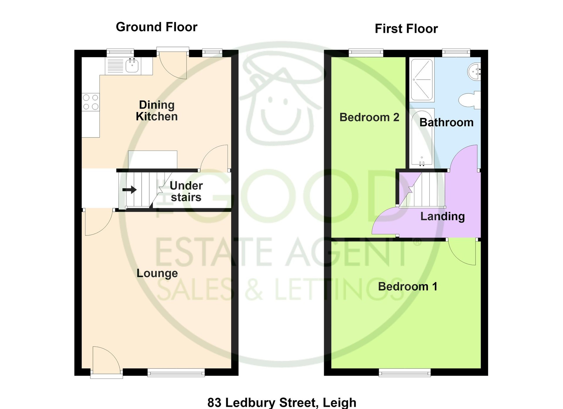 83, Ledbury Street, Leigh floorplan