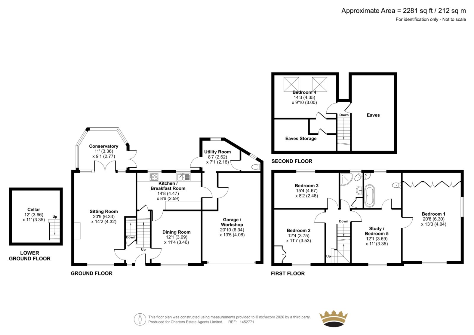 Coachmans, 2, Nepcote, Worthing floorplan
