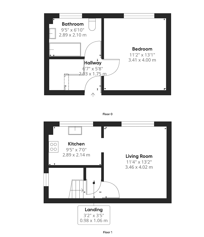Flat 4, 10, Ashcombe Park Road, Somerset floorplan