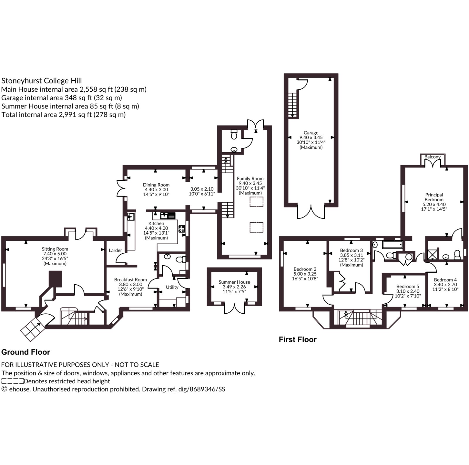 Stoneyhurst, 8, College Hill, Surrey floorplan