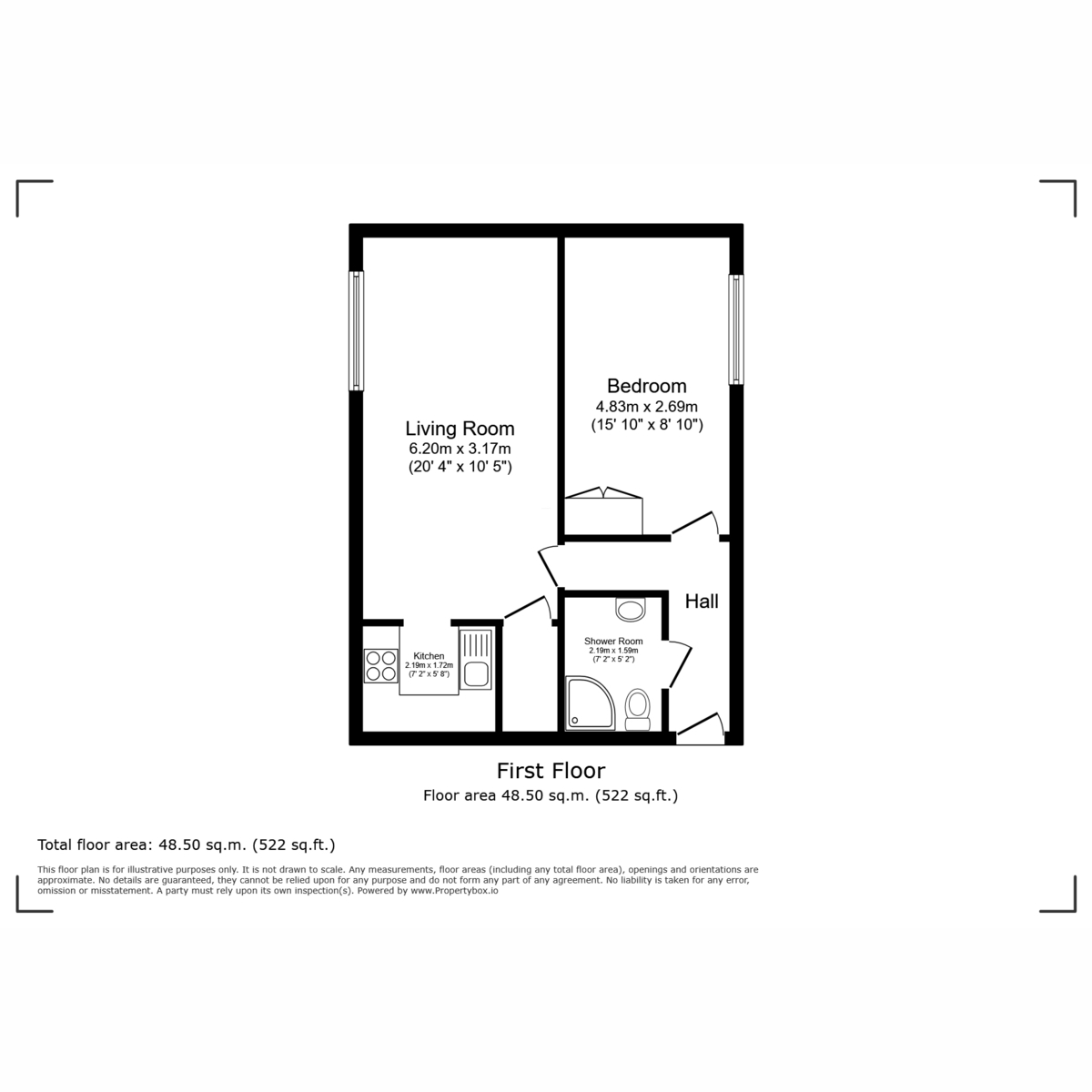 17 Homewell House, KIDLINGTON, Oxon floorplan