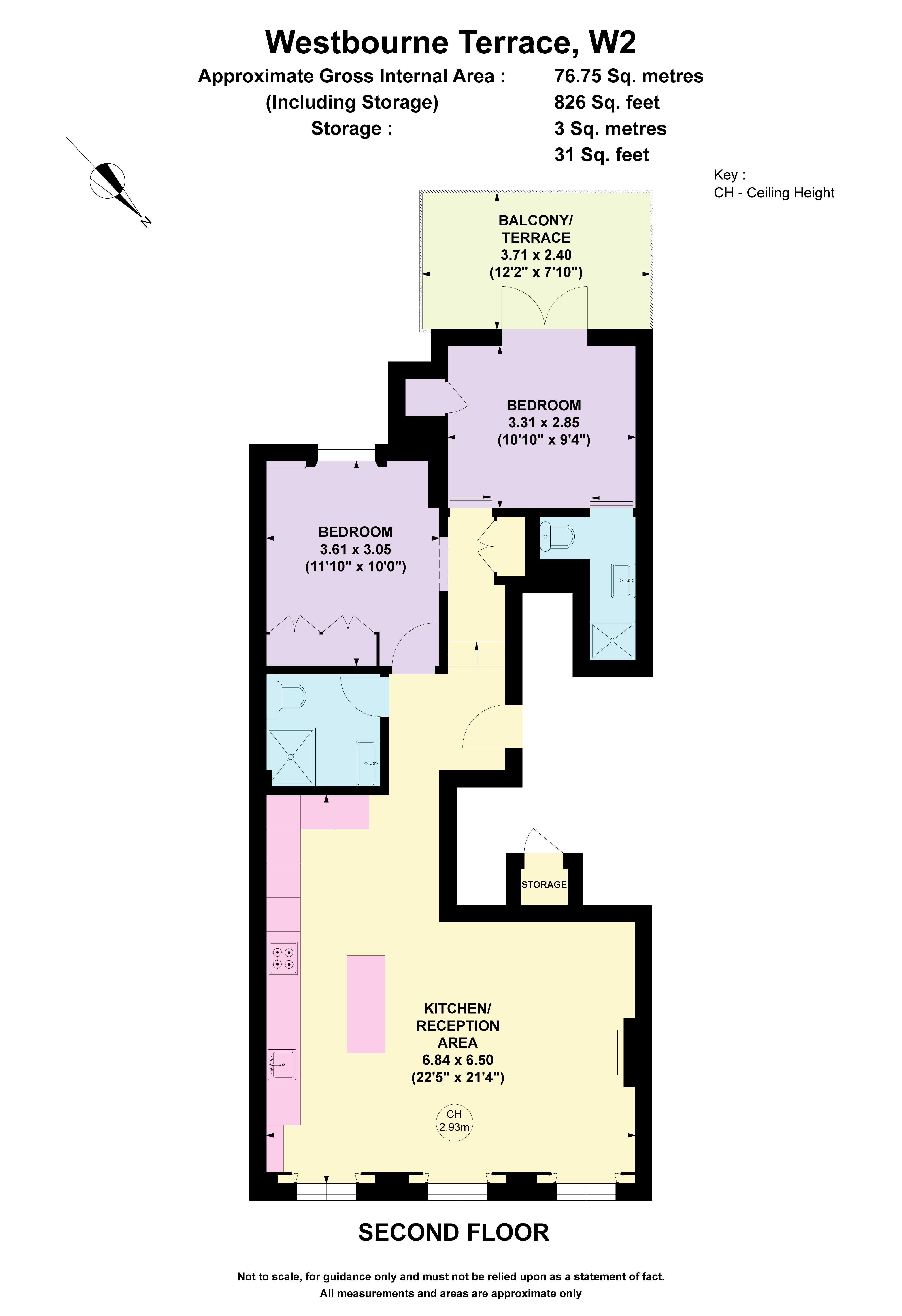 14, Westbourne Terrace, London floorplan