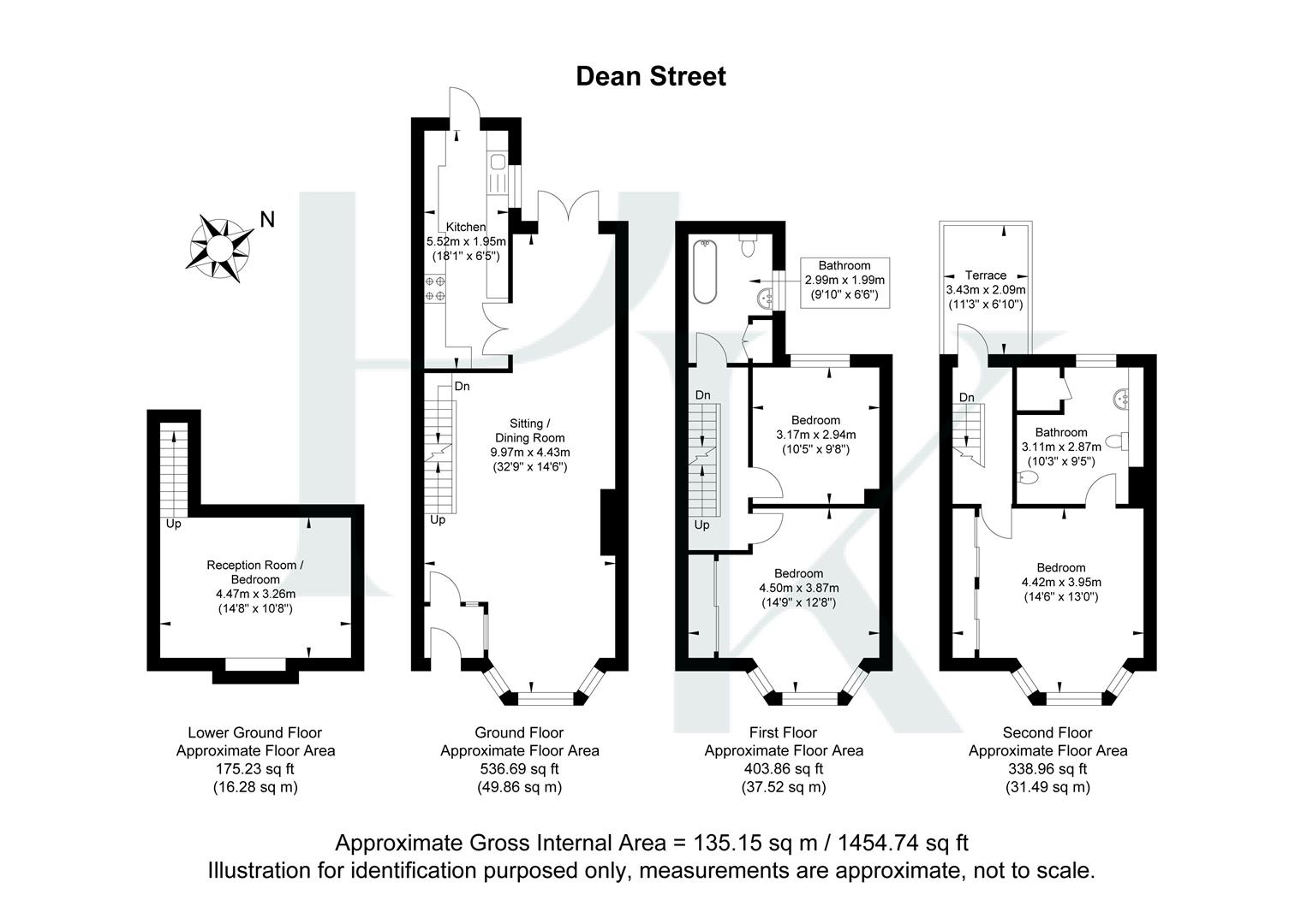 32, Dean Street, Brighton floorplan