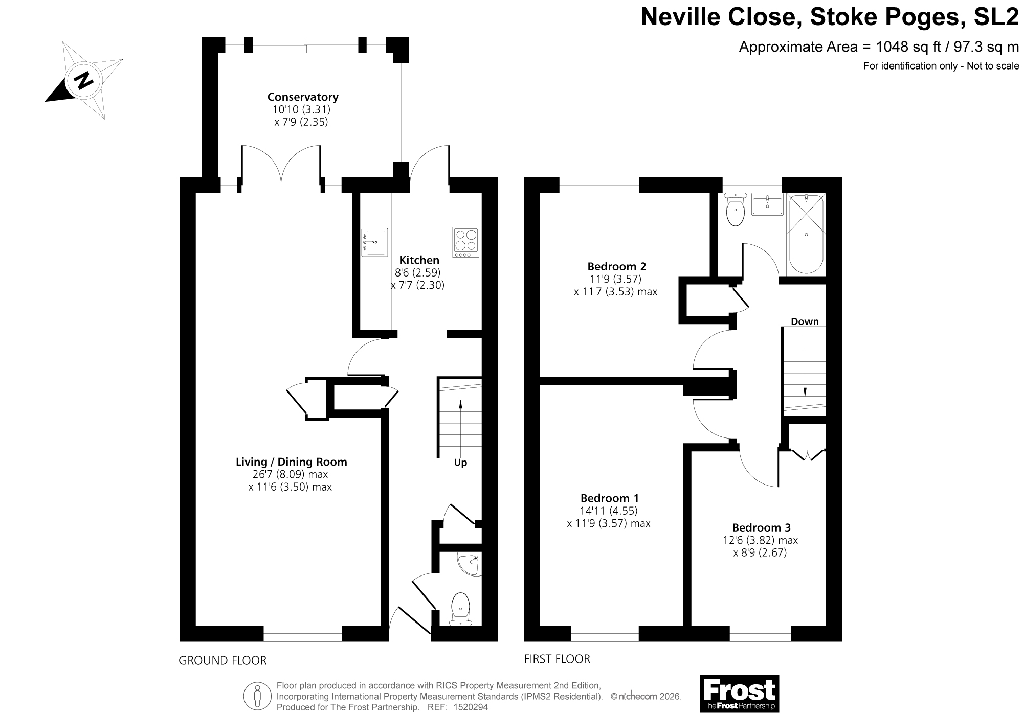 24, Neville Close, Buckinghamshire floorplan