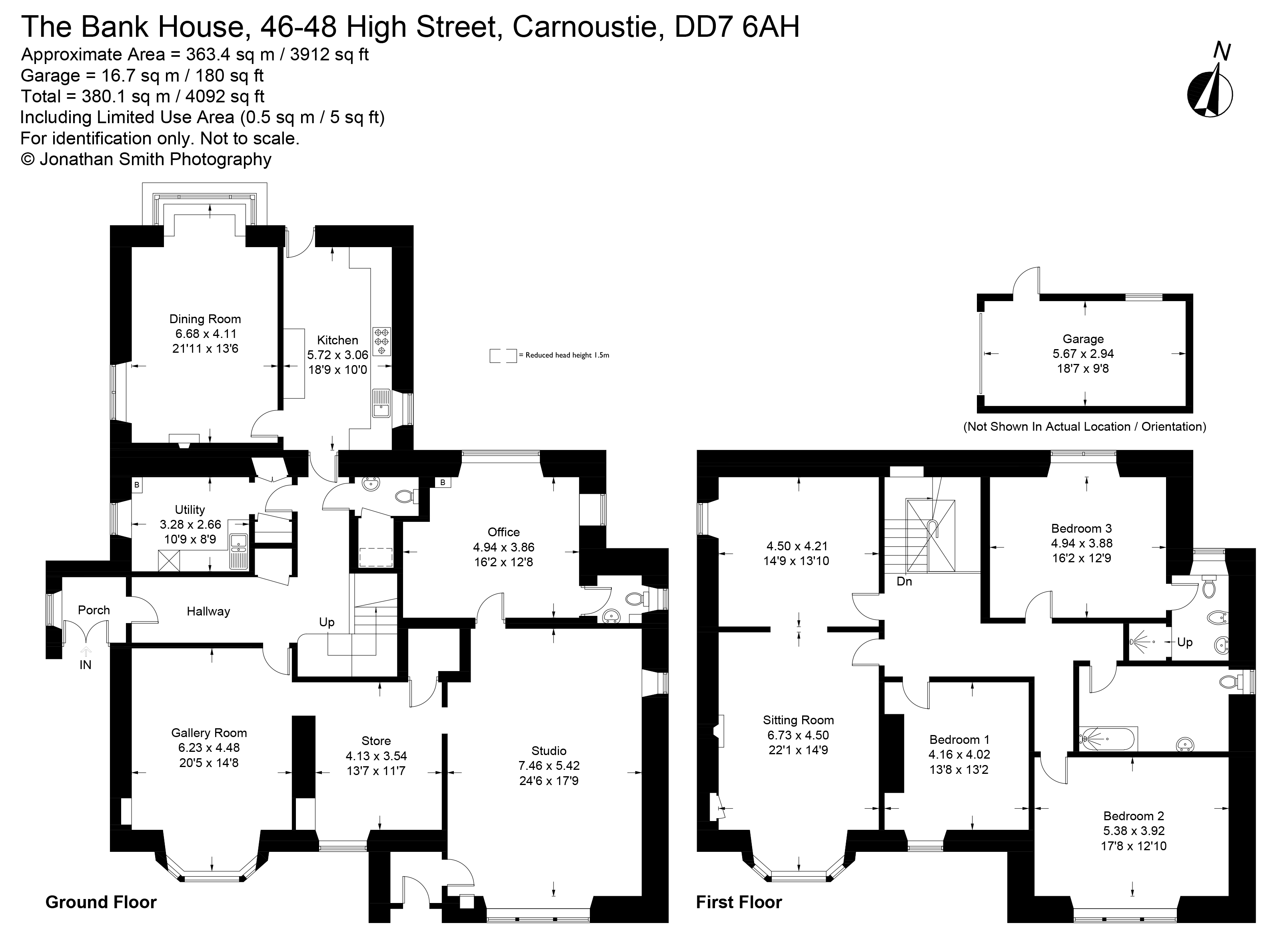 Bank House, 4648 High Street, Carnoustie, Angus DD7, 3 bedroom detached house for sale